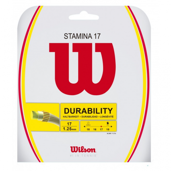 SET DE CORDA WILSON STAMINA 17 1.25 - NATURAL